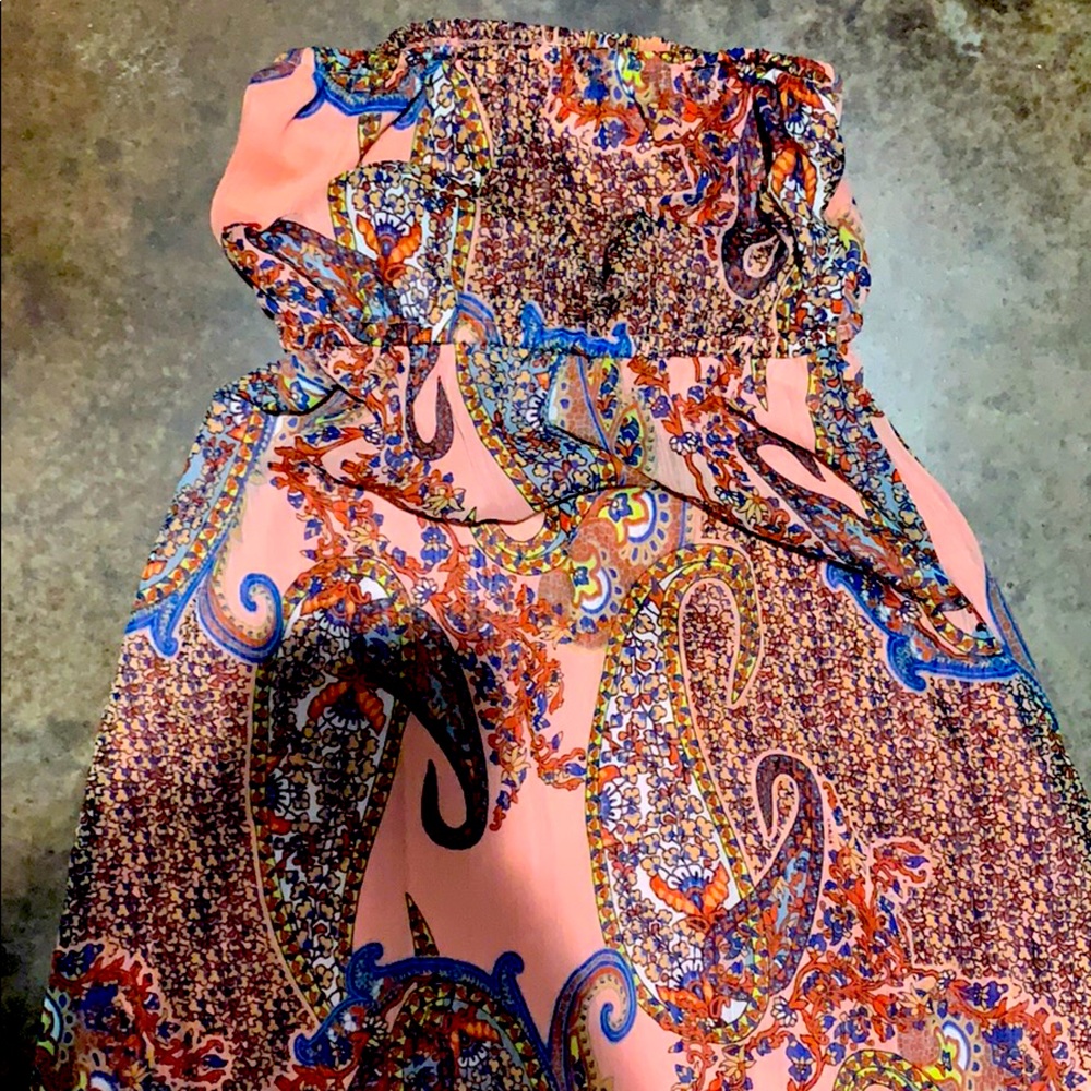 Xs - strapless maxi dress